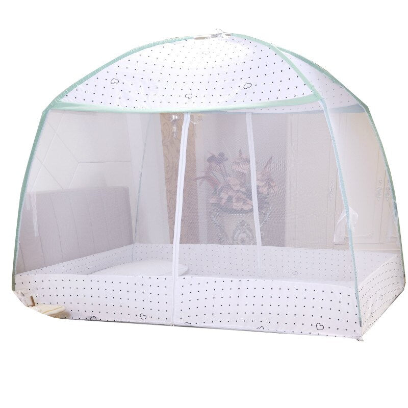 Large Mongolian Yurt Mosquito Net Canopy for Single Double Bed Crib Children Bed Tent Kids Bed Netting Baby Decoration Room 大蒙古包網蚊帳