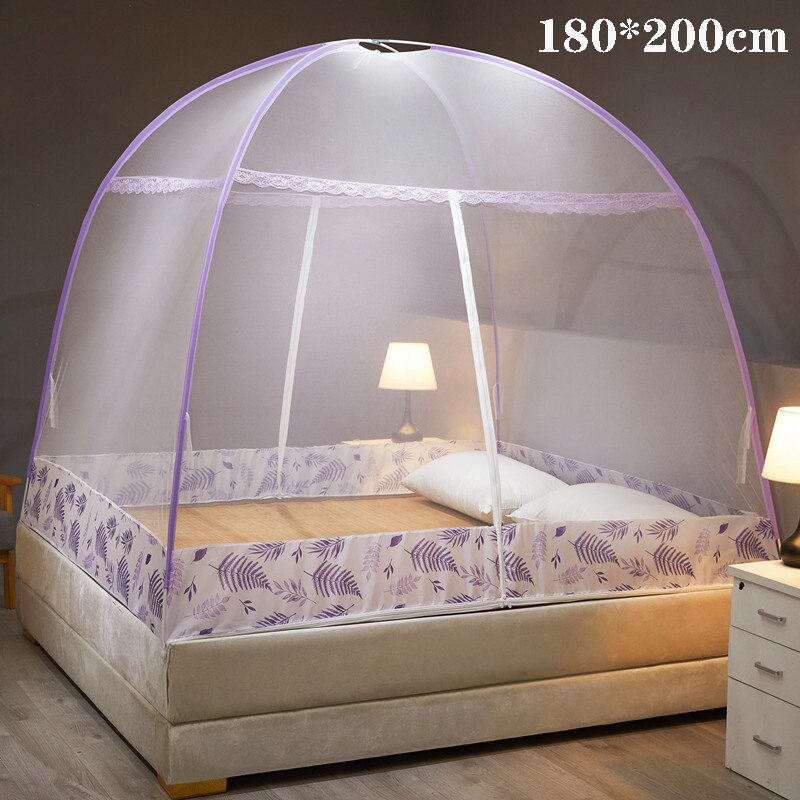 Large Mongolian Yurt Mosquito Net Canopy for Single Double Bed Crib Children Bed Tent Kids Bed Netting Baby Decoration Room 大蒙古包網蚊帳