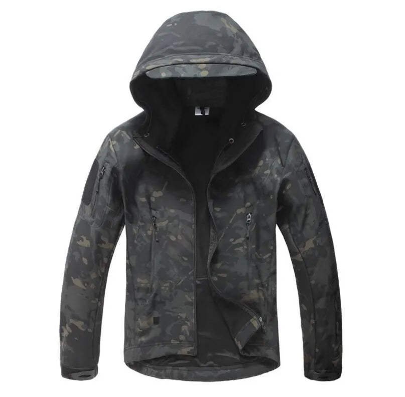 Army Camouflage Coat Military Jacket Waterproof Windbreaker Raincoat Hunt Clothes 陸軍迷彩防水風衣外套