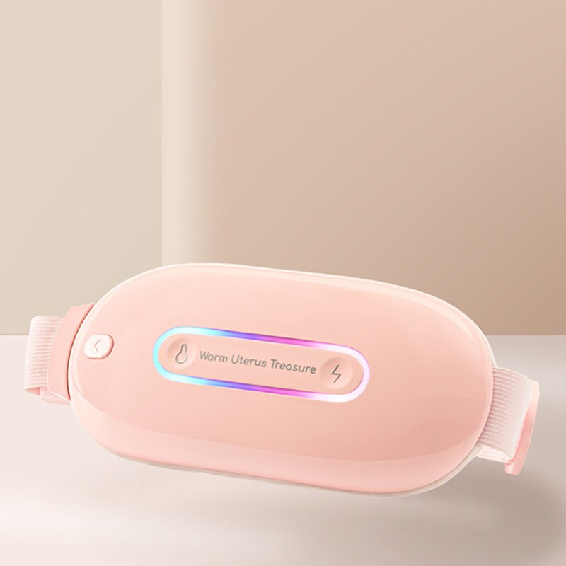 Cordless Portable Heating Pad Women Periods Smart Menstrual Heating Pad Warm Belt for Cramps Period Pain Relief 便攜式舒緩女性經期不適智能加熱墊腰帶