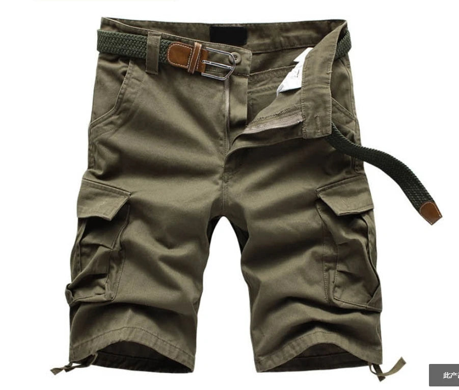 2025 Summer Men Fashion Casual Shorts (No belt) 2025夏季男士時尚格紋休閒短褲無腰帶