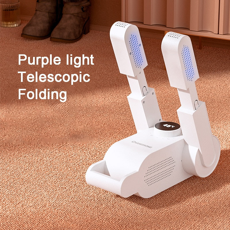 Shoe Dryer Heater Portable Smart Electric Shoe Drying Deodorizer Dehumidifier Machine Home Foot Warmer Winter 便攜式智能電動除臭除濕鞋子烘乾機