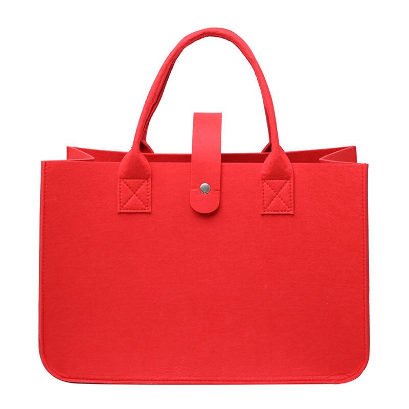 new shopping handbag women's 2022 handbag large capacity open fashion felt shopping designer tote woven bag 時尚毛氈料大容量女裝購物手提包