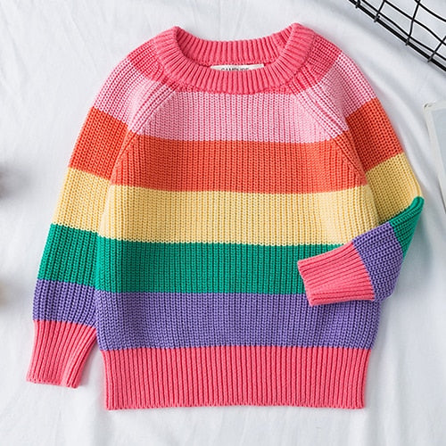 Autumn Baby Girls Boys Sweaters Coat Kids Knitting Pullovers Tops Baby Boys Girls Cartoon Long Sleeve Sweaters