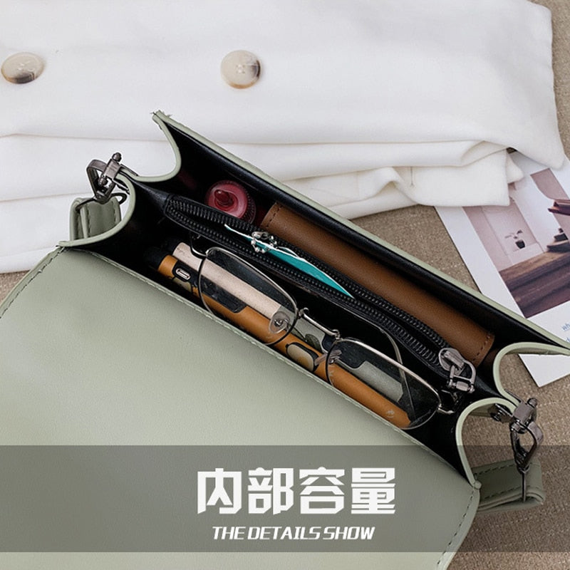 Elegant Female Casual Tote Bag 2023 Fashion New High Quality Pu Leather Women's Designer Handbag Rivet Shoulder Messenger Bags 優雅女性皮革休閒手提包