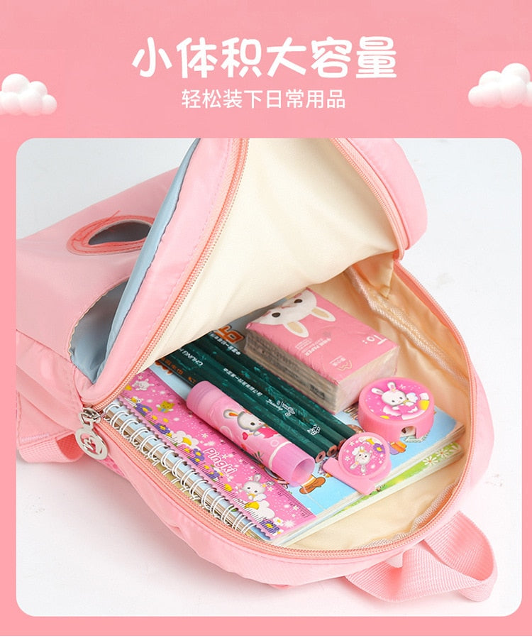 Plush School Bags for Girls Plush Animals Backpacks Kids Stuff Backpack Kindergarten Toddler Backpacks 可愛毛絨動物兒童背包