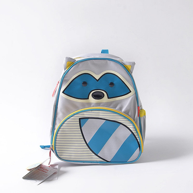 Animal Prints Children cartoon animals Backpack Girl Boys Backpack Toddler Kids School Bag Kindergarten Cartoon school backpack