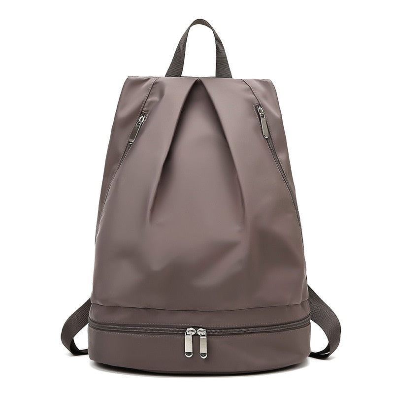 Outdoor Waterproof Nylon Sports Gym Backpack Men Women Training Fitness Travel Handbag Bagpacks with Shoes Compartment Bolsas