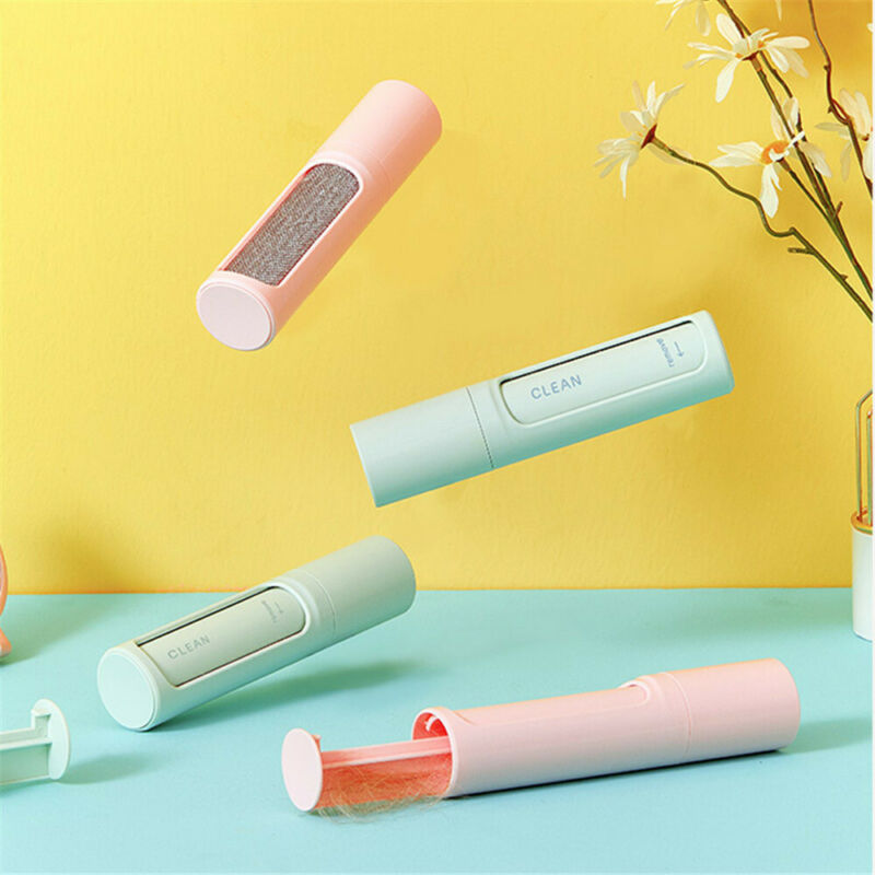 Reusable Washable Manual Lint Sticking Rollers Sticky Picker Sets Cleaner Lint Roller Pets Hair Remover Brush dog cleaning tool 可清洗重用手動棉絨粘輥器 (清理寵物脫毛工具)