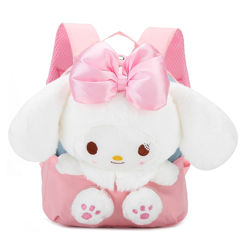 Plush School Bags for Girls Plush Animals Backpacks Kids Stuff Backpack Kindergarten Toddler Backpacks 可愛毛絨動物兒童背包
