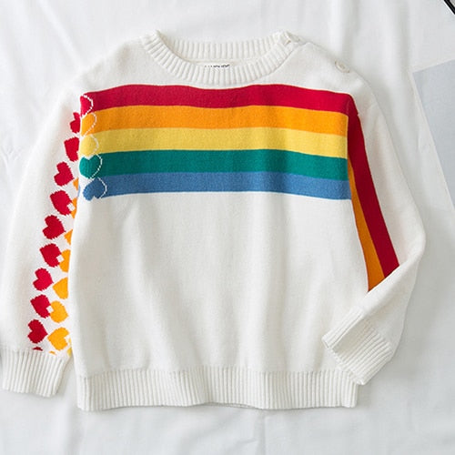 Autumn Baby Girls Boys Sweaters Coat Kids Knitting Pullovers Tops Baby Boys Girls Cartoon Long Sleeve Sweaters