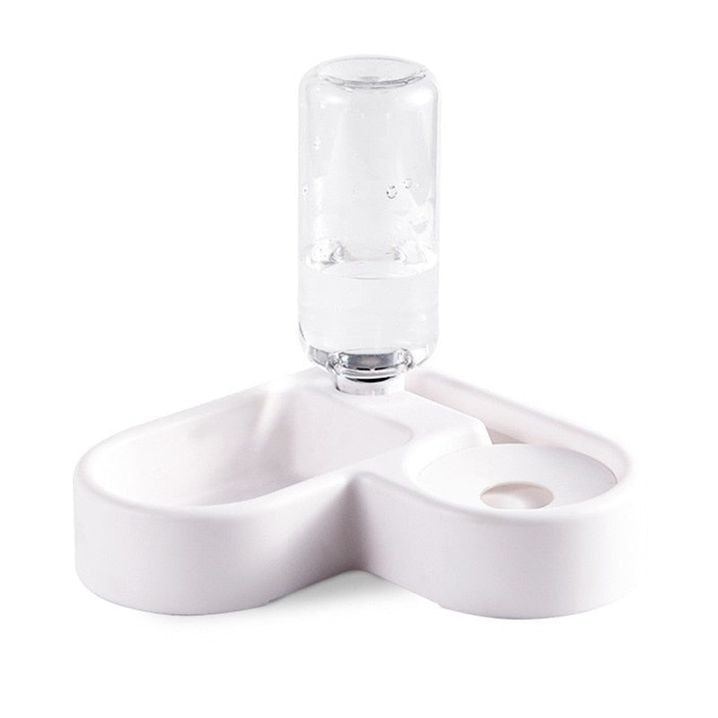 Pet Dog Cat Water Drinking Bowl Feeding Large Capacity New Corner Dog Bowl Pet Automatic Feeder Dispenser