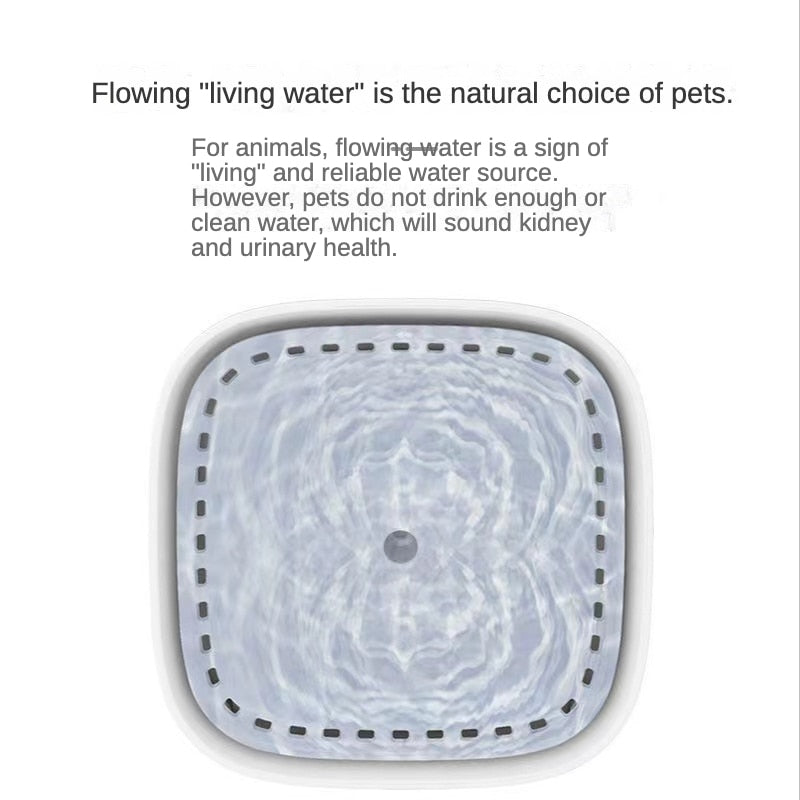 Automatic Pet Cat Water Fountain 3L USB Dogs Cats Mute Drinker Feeder Bowl water Dispenser cat bowl Pet Supplies