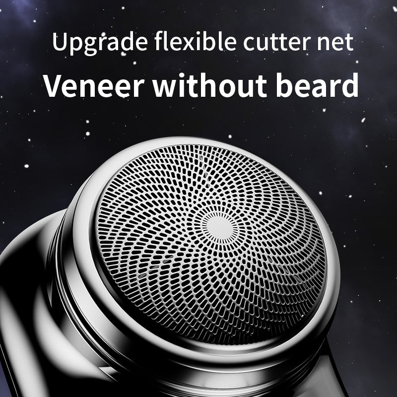Mini Portable Electric Shaver IPX7 Waterproof Wet Dry Double Use Type-c Fast Charging Pocket Razor Beard Trimmer Shaving Machine