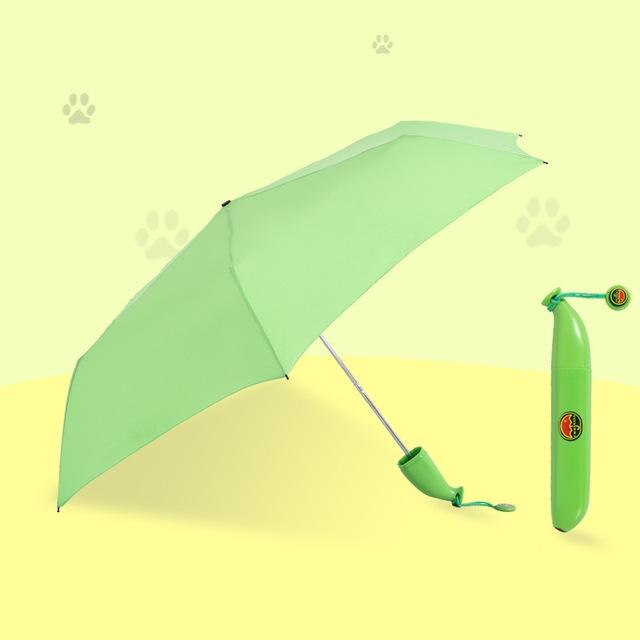 Banana Cute Umbrella Can Be Used As A Novelty Kids Gift Protection Windproof Folding Umbrella Gift 可愛香蕉造型折疊式雨傘