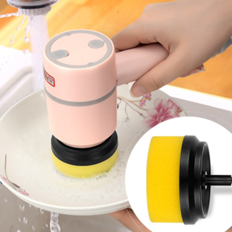 New Electric Cleaning Brush Rechargeable multipurpose Household Cleaner to Tableware Desktop Glass for Kitchen Bathroom Toliet