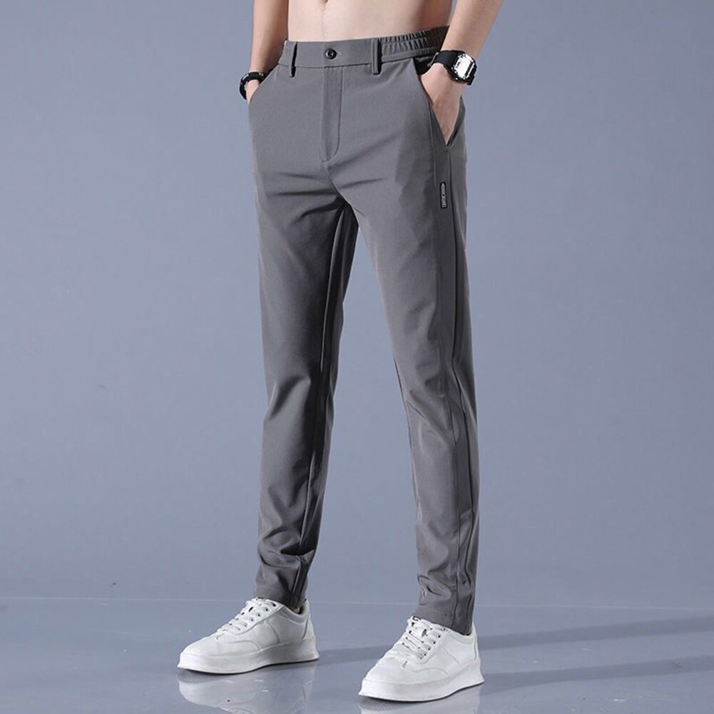 Man's Summer Casual Golf Trousers Quick Drying Long Trousers Pants With Pockets High Quality Men's Golf Trousers Male Pants 2022