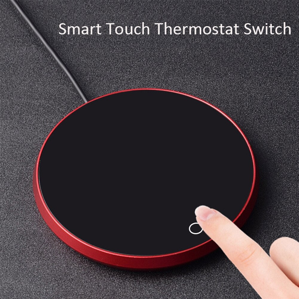 USB Cup Heater Mug Warmer 3 Gear Coffee Mug Heating Coaster Smart Thermostatic Hot Plate Milk Tea Water Heating Pad Heater USB 3階段智能恆溫加熱杯墊