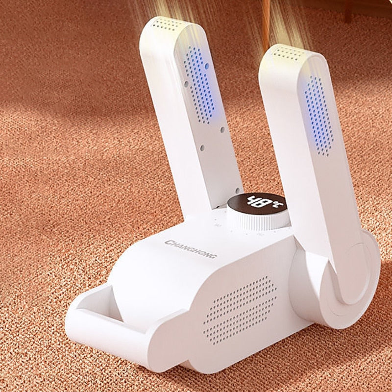 Shoe Dryer Heater Portable Smart Electric Shoe Drying Deodorizer Dehumidifier Machine Home Foot Warmer Winter 便攜式智能電動除臭除濕鞋子烘乾機