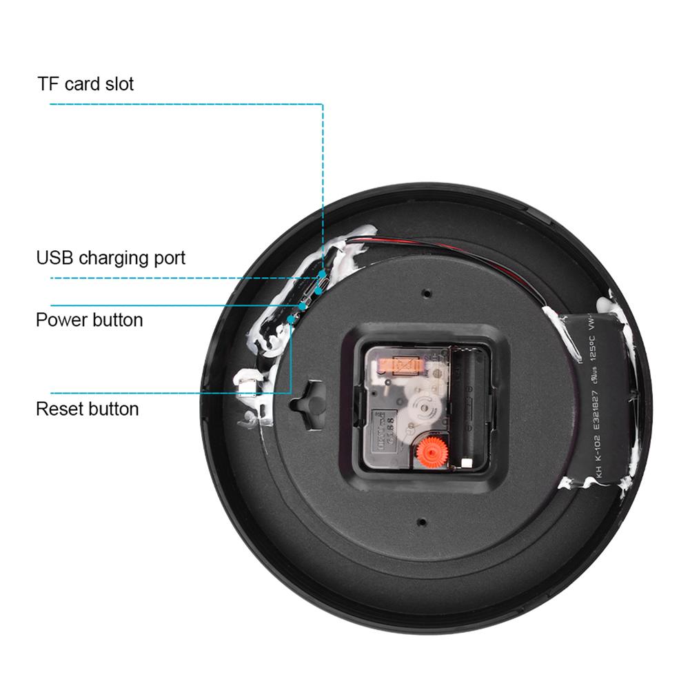 Wifi Wireless Wall Clock Camera 1080P Full HD Mini Camcorder Home Security Night Vision Support Mobile Phone Remote Viewing