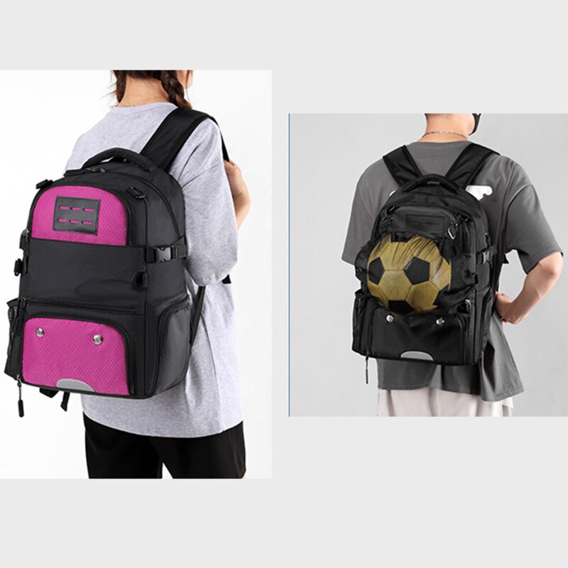 Men's Sports Backpack Water-Proof Outdoor Soccer Basketball Bags Large Capacity Women's Backpack Independent Shoe Warehouse 男士戶外運動防水大容量背包 (設有獨立鞋倉間隔)