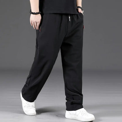 7XL 8XL Big Size Fashion Baggy Pants Men Baggy Pants 7XL/8XL超大尺碼時尚休閒彈性腰運動長褲