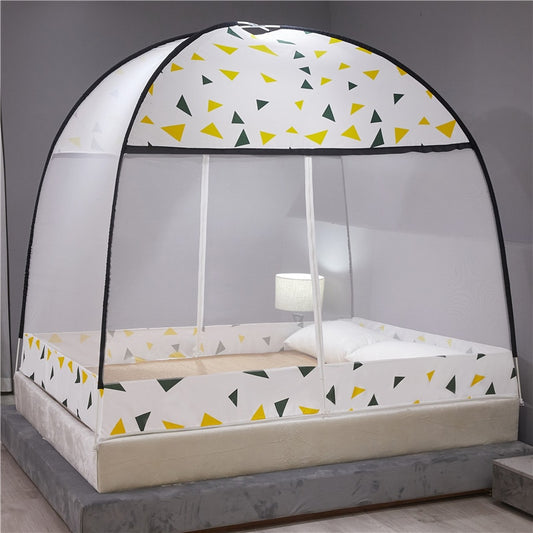 Large Mongolian Yurt Mosquito Net Canopy for Single Double Bed Crib Children Bed Tent Kids Bed Netting Baby Decoration Room 大蒙古包網蚊帳