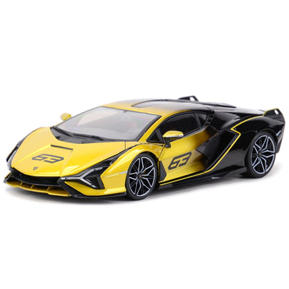 Bburago 1:18 Lamborghini-Sián FKP 37 Sports Car Static Die Cast Vehicles Collectible Model Car Toys