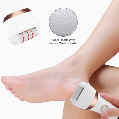 Electric Foot Callus Remover Kit Callus Remover Waterproof Foot File Professional Feet Care Tool For Dead Hard Cracked Dry Skin 電動足部去死皮護理器