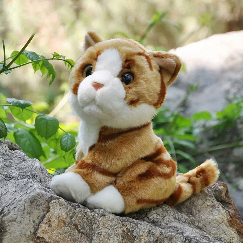 18CM Simulation Wild Animal Plush Toys Kawaii Tiger Lion Leopard Plush Doll Best Raccoon Hedgehog Stuffed Toys For Kids