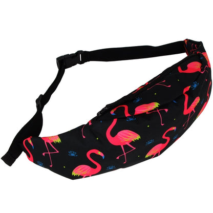 New 3D Colorful Waist Pack for Men Fanny Pack Style Bum Bag unicorn Women Money Belt Travelling waist Bag