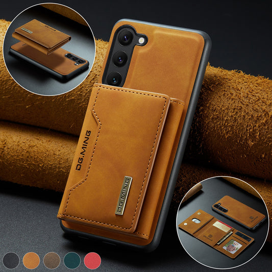 Detachable Leather Wallet Magnetic Bag Case For Samsung S23 Ultra S22 Plus S21 A12 A52 A72 A23 A53 A73 Z Fold 4 Cards Solt Cover