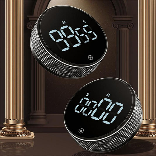 LED Digital Kitchen Timer For Cooking Shower Study Stopwatch Alarm Clock Magnetic Electronic Cooking Countdown Time Timer New LED 磁性電子廚房烹飪計時器