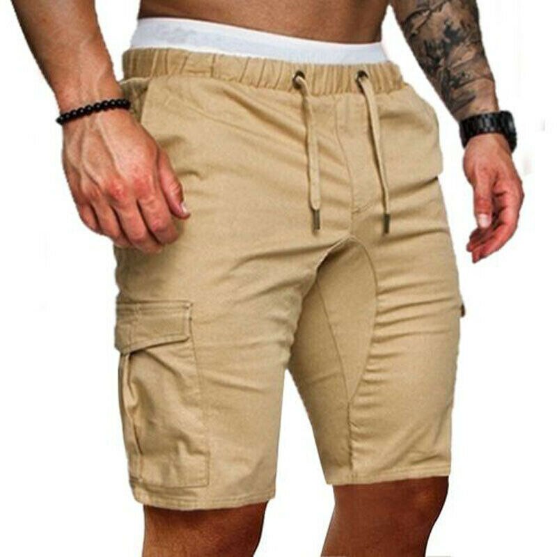 Mens Military Cargo Shorts  Army Camouflage Tactical short cargo pants Men Loose Work Casual Short Plus Size bermuda masculina