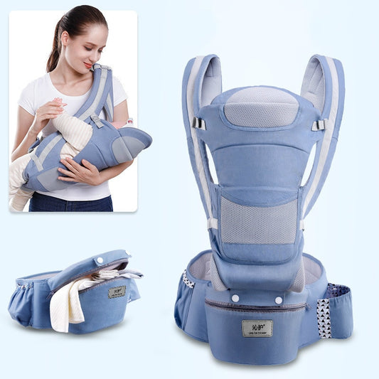 Ergonomic Backpack Baby Carrier Baby Hipseat Carrier carrying for children Baby Wrap Sling for Baby Travel 0-48 Months Useable 人體工學嬰兒躺睡及臀坐式背帶 (適用於 0-48 個月嬰兒)