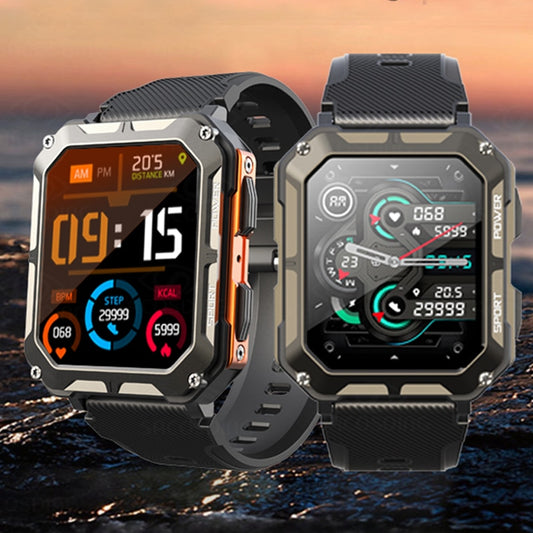 2023 Men's Smart Watch Bluetooth Call IP68 Waterproof 380mAh Long Standby Multi-dial HD Screen Sport Watches Outdoor Smartwatch