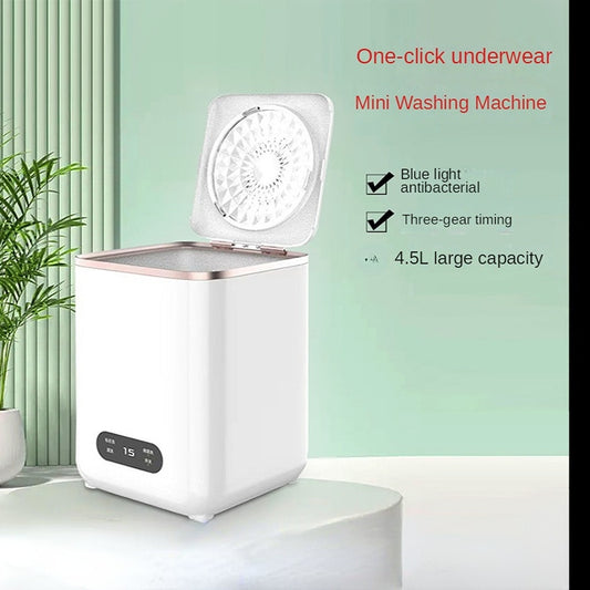 Mini Washing Machine Household Small Underwear Washing Machine,Student Dormitory, Lazy Person, Portable Sock Washing Machine 迷你家用便攜式洗衣機