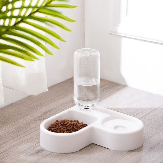 Pet Dog Cat Water Drinking Bowl Feeding Large Capacity New Corner Dog Bowl Pet Automatic Feeder Dispenser