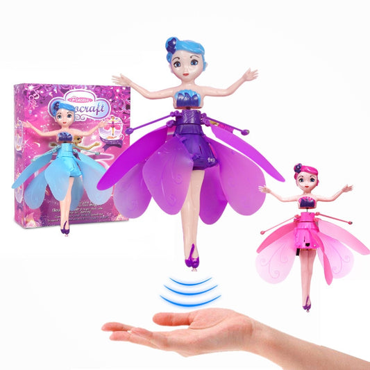Magic Flying Fairy Princess Doll, Flying Fairy Toys for Girls, Play Game RC Flying Toy Indoor and Outdoor Toys for Boys Girls 魔法飛天公主娃娃