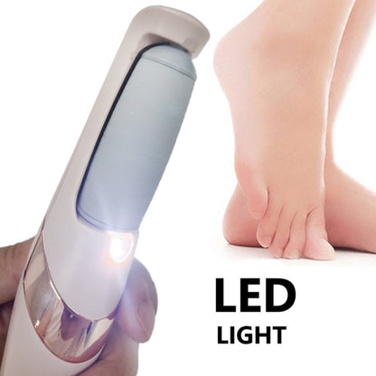 Electric Foot File Grinder Dead Dry Skin Callus Remover USB Rechargeable Feet Pedicure Tool With 2 Replaceable roller heads 電動腳部乾死皮打磨去除器+可更換滾輪頭2個套裝