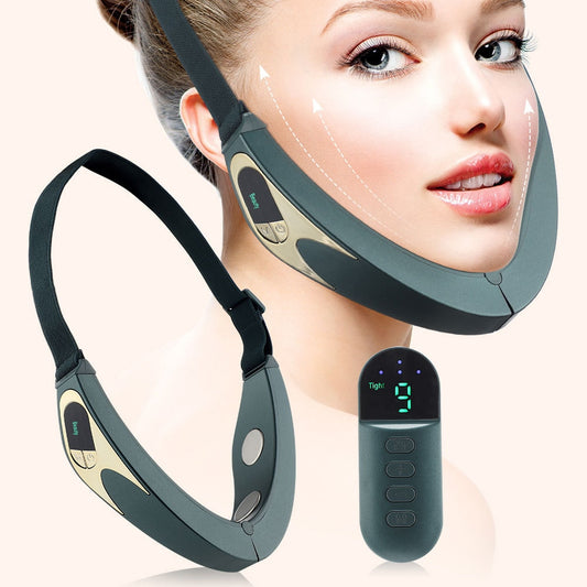 EMS Face Lifting Machine Double Chin Remover Face Slimmer V Line Face Lift Skin Tightening Device Facial Vibration Massagers EMS 面部提昇除雙下巴 V 型面振動按摩器