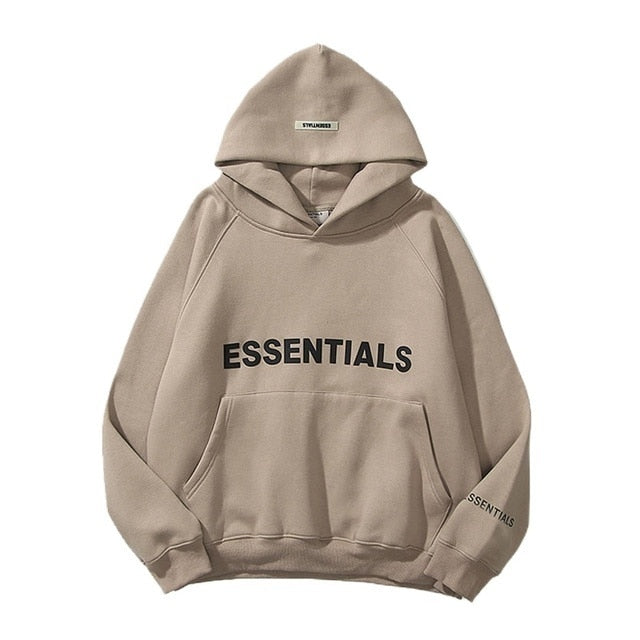 Essentials Hoodie Men's and Women's Hip Hop Street Sweat Sweatshirt Reflective Letter Printed Fleece Super Dalian Hoodie Fashion