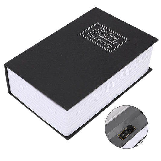 Kid Gift Dictionary Mini Safe Box Book Hidden Secret Security Safe Key Lock Money Jewellery Certificate Storage Password Locker