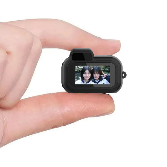 Monoreflexes Shaped Mini Camera CMOS Indoor Home Outdoor 1080p Portable Vintage Very Very Small Mini Camera Video Recorder 單鏡反光機造型便攜式1080p迷你攝錄機